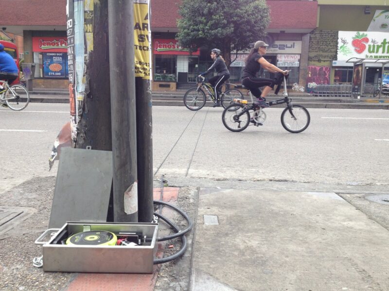 Solution de comptage vélos tubes - Ecocompteur